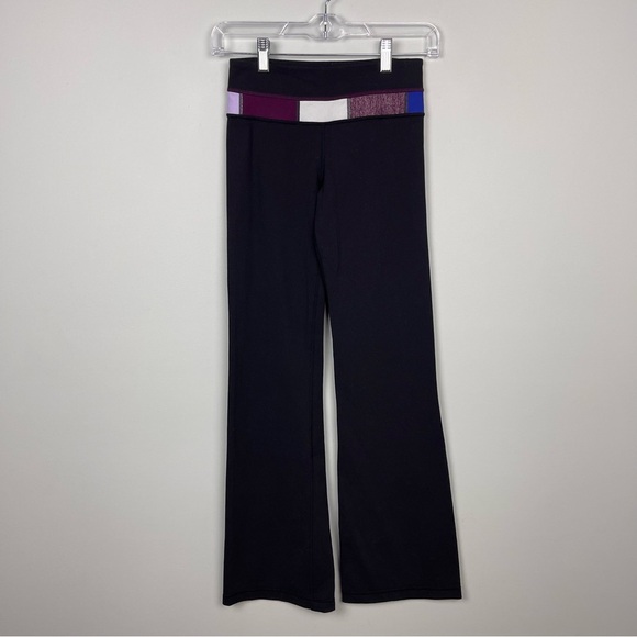 Lululemon Flare Groove Pant Color Block - Picture 3 of 9